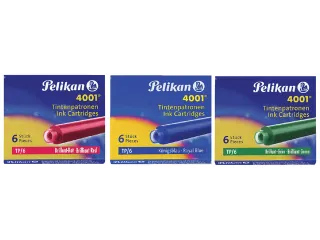 Inktpatroon Pelikan 4001 donkergroen 6 stuks - 3