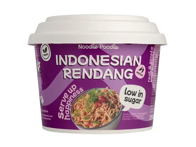 The Noodle Poodle Indonesian rendang bak Noedels 250 gram