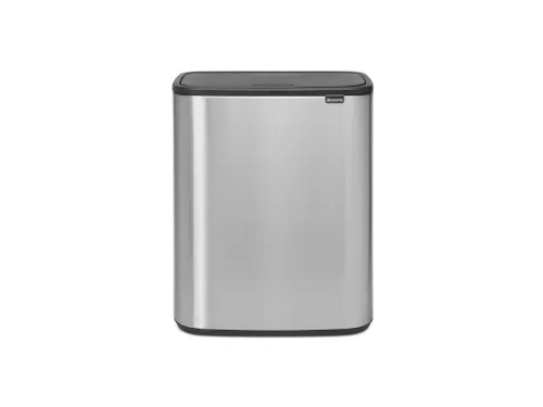 Afvalbak Bo Touch Bin 2x30 Liter Mat RVS FPP