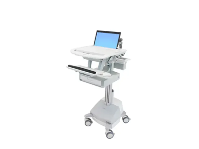 Laptop Cart Sla Powered 1 Drawer Eu