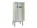 locker voor scheiding van kleding,HxBxD 2120x800x500mm,2vak