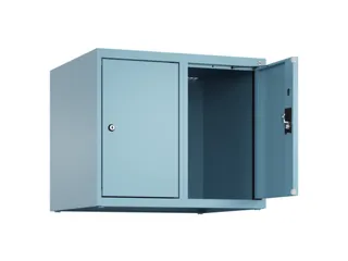 opzetkast,v. locker,2vak.,vak B 300mm,HxBxD 500x600x500mm,cilinderslot - 1