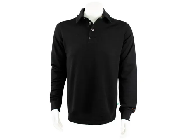 T'riffic Solid Circulair polosweater, zwart, maat XL, per stuk