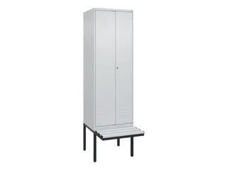locker voor scheiding van kleding,HxBxD 2120x600x815mm,2vak - 1
