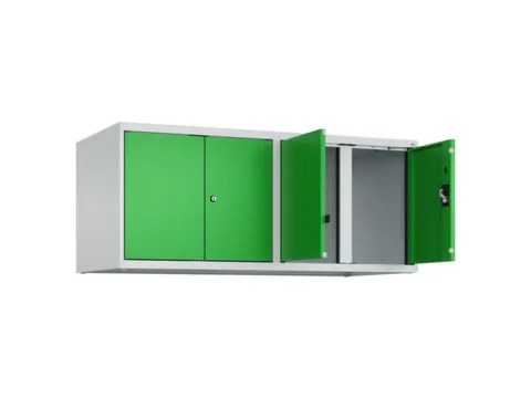 opzetkast,v. locker voor scheiding van kleding,4vak.,vak B 300mm