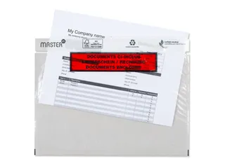 Paklijstenvelop Bedrukt Documents Enclosed 175x140mm Transparant - 2