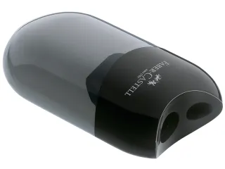 Puntenslijper Faber-Castell met afvalkoker zwart - 2