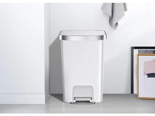 Hana 1 Pedaalemmer 2x25 Liter Wit