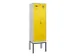 locker voor scheiding van kleding,HxBxD 2120x600x500mm,2vak