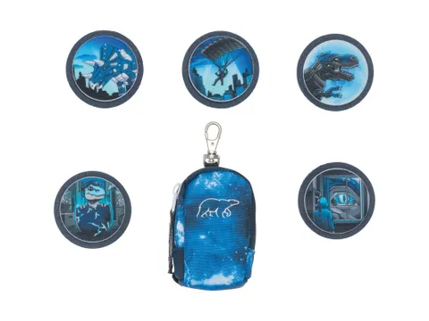 Mini tas Beckmann Tech Rex incl. 5 buttons