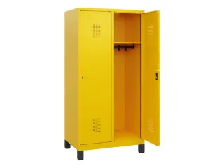 schoollocker,HxBxD 1630x800x500mm,2vak,vak B 400mm,cil.-slot,voeten - 1