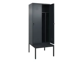 locker voor scheiding van kleding,HxBxD 2120x800x815mm,2vak - 2