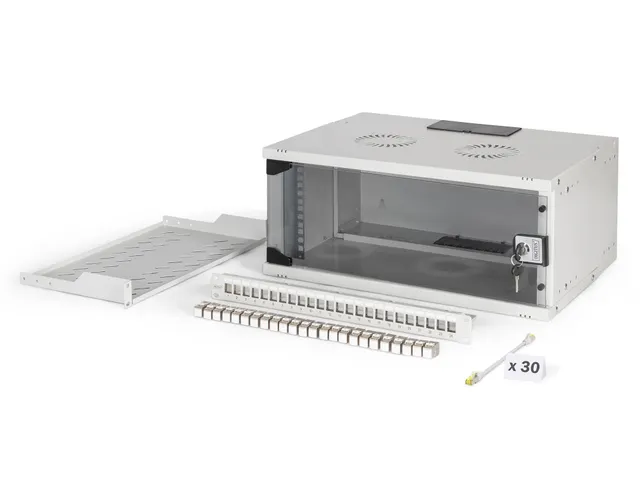 Digitus DN-49200-SET rack 4U Wandrek Serverkast Grijs