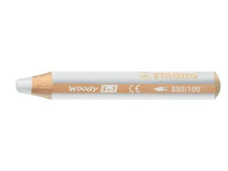 Kleurpotlood Stabilo Woody 880 3 In 1 Wit - 1