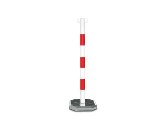 Kettingstaander Mobiel Kunststof H 900Mm Rood/wit - 2