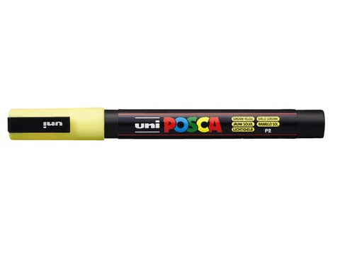 Verfstift Posca PC3M Fijne punt 0,9-1,3mm Zonnegeel