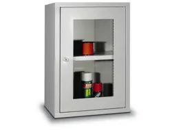 Hangkast 600x400x300mm Achterwand Glad Ral 7035 Front Ral 7035
