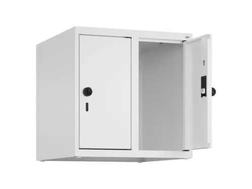 opzetkast,v. locker,2vak.,vak B 250mm,HxBxD 500x500x500mm,vleugeldeur