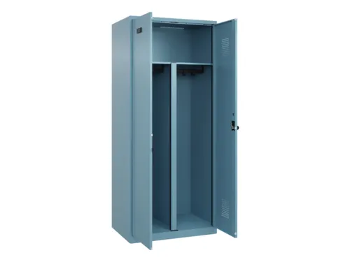 PBM-locker,HxBxD 1850x800x500mm,2vak,vak B 400mm,draaigrendel
