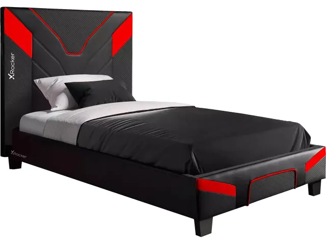 Xrocker Cerberus Mkii Gaming Bed Rood 2023083 90x190cm PU leer 180kg