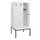 locker met bank,HxBxD 1950x900x815mm,3vak,vak B 300mm,cilinderslot