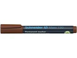 Marker Schneider Maxx 130 permanent ronde punt bruin