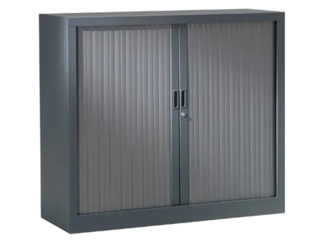 Roldeurkast Antraciet 100cm
