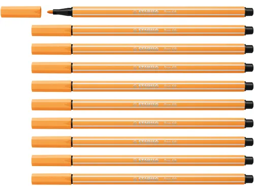 Viltstift STABILO Pen 68/85 medium papaja