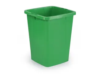 Vierkante Afvalbak Durabin 90 Liter Groen - 1