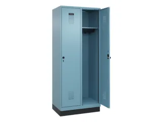 locker,HxBxD 1950x800x500mm,2vak,vak B 400mm,draaigrendel,sokkel - 2