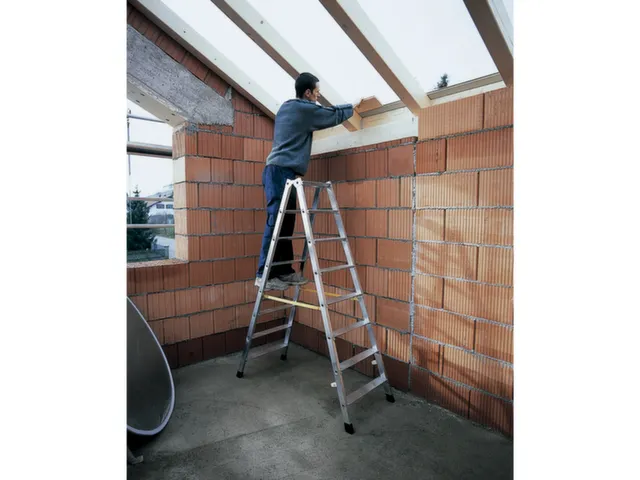 Boktrap Aluminium L 1 61M 2X7Treden Dubbelzijdig