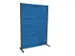 cloison à plaques perforées/à fentes,élément simple,Hxl 2000x1500