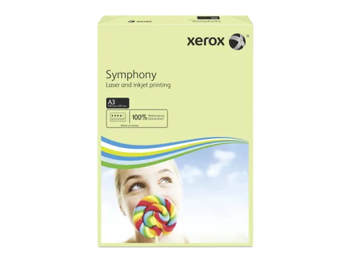 Papier A3 Xerox Symphony pastel Groen 80 Gram 500 Vel
