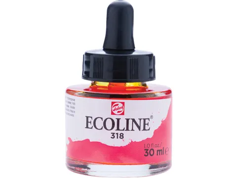 Ecoline waterverf flacon van 30 ml, karmijn