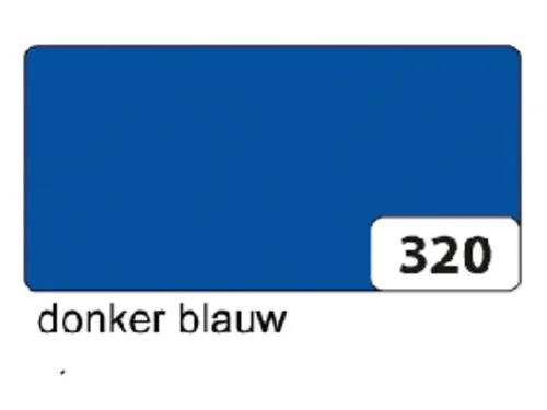Etalagekarton Folia 48x68 cm 400gr Nr 320 Donkerblauw