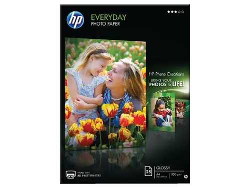 Hp Fotopapier Everyday Q5451a Glans A4 200 Gram
