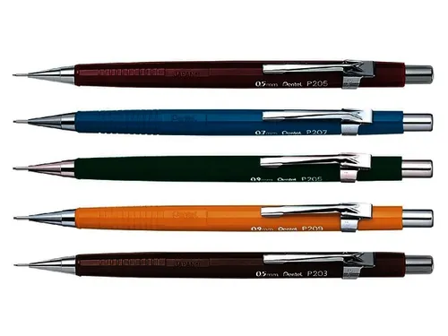 Vulpotlood pentel P205 0.5mm groen