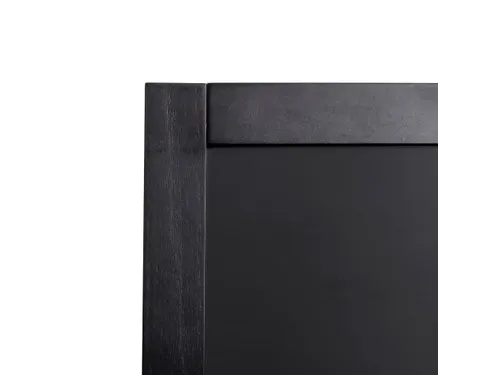 Krijtstoepbord Houten A-Bord Flip 68x140cm Zwart