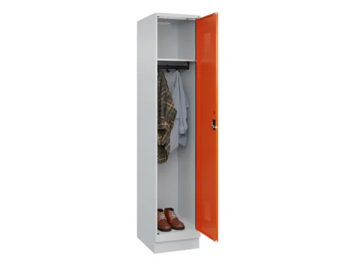 locker,HxBxD 1950x400x500mm,1vak,vak B 400mm,cil.-slot,sokkel