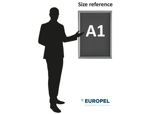 Europel Kliklijst Premium A1 25mm Zilver