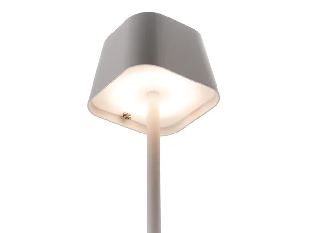 Securit Tafellamp Georgina LED Wit oplaadbaar USB dimbaar