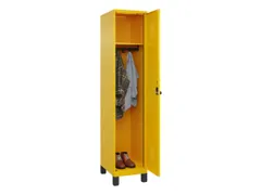 locker,HxBxD 1950x400x500mm,1vak,vak B 400mm,draaigrendel,voeten