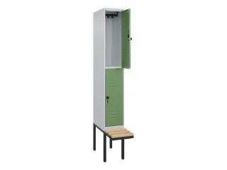 Dubbeldekse dekenkist,HxBxD 2120x300x815mm,1x2vak.,vak B 300mm - 2
