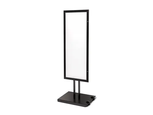 Outdoor Menustandaard Zwart 8xA4 Enkelzijdig