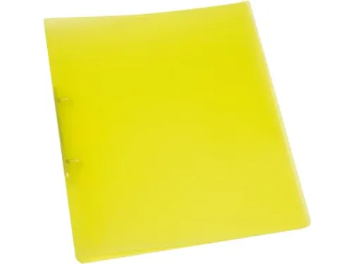 Ringmap A4 2 Ringen 16mm Transparant Geel
