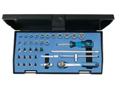 20 ITU-3 Dopsleutelset 1/4 inch 36-delig zeskant IN-TX-ITX