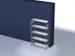 rayonnage modulaire,rayonnage départ,HxlxP 2000x1360x435mm