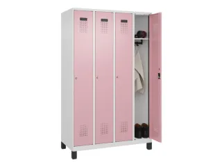 locker,HxBxD 1950x1200x500mm,4vak,vak B 300mm,cil.-slot,voeten - 1