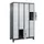 lockerkast,HxBxD 1950x1200x500mm,4x4vakken,vak B 300mm,cil.-slot