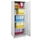 universele kast,RAL 7035,HxBxD 1800x600x500mm,4xStalen bodem,cil.-slot